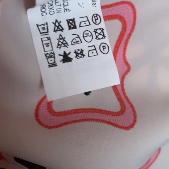 NWT. Zara Pink Geometric Printed Midi Dress. Size XS. - Picture 10 of 10